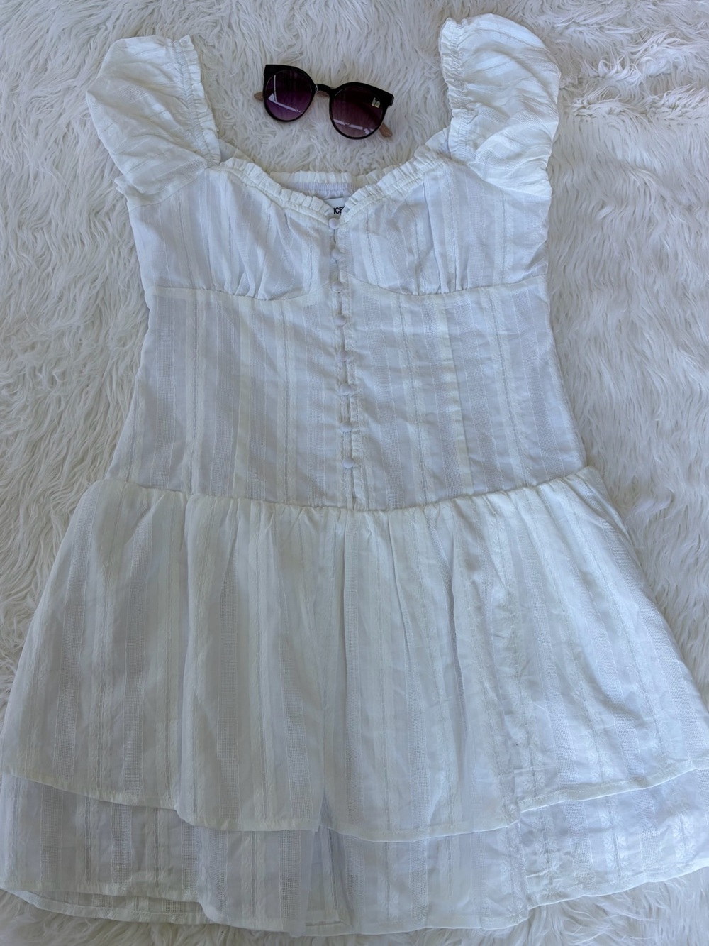 Princess Polly Bluegrove Mini Dress White - Picture 10 of 11